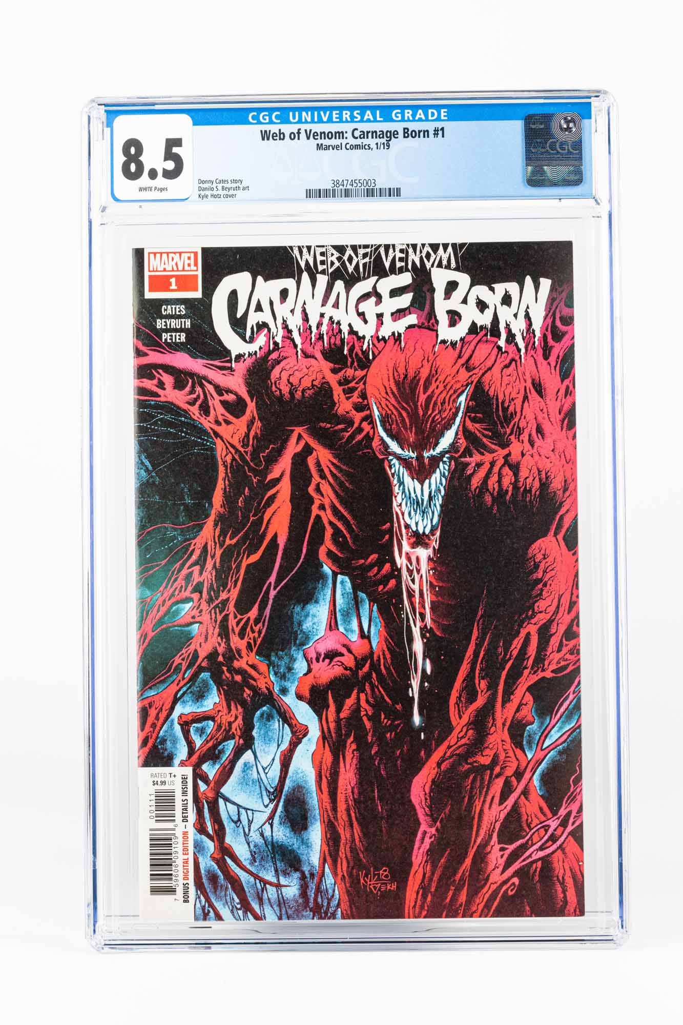 Web Of Venom: Carnage Born #1 Parrillo Variant outlets Cover CGC Graded