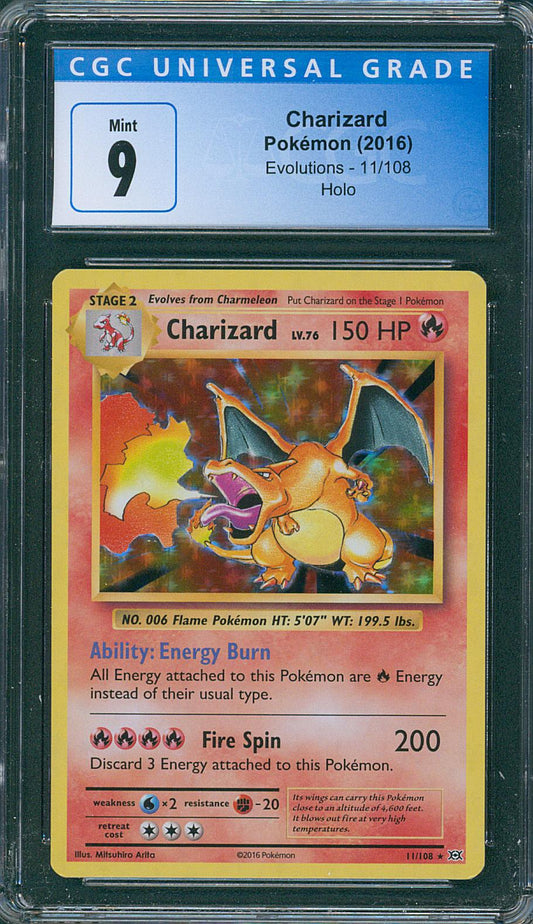 Charizard CGC 9 Holo