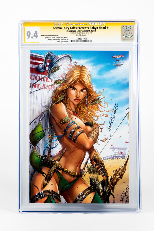 Grimm Fairy Tales Presents Robyn Hood #1 New York Comic Con Edition, Signed By Jamie Tyndall