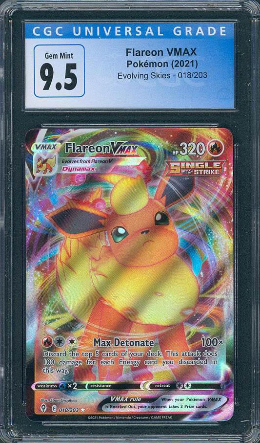 Flareon VMAX CGC 9.5