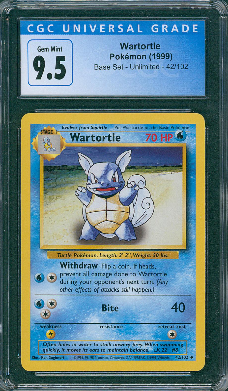 Wartortle CGC 9.5