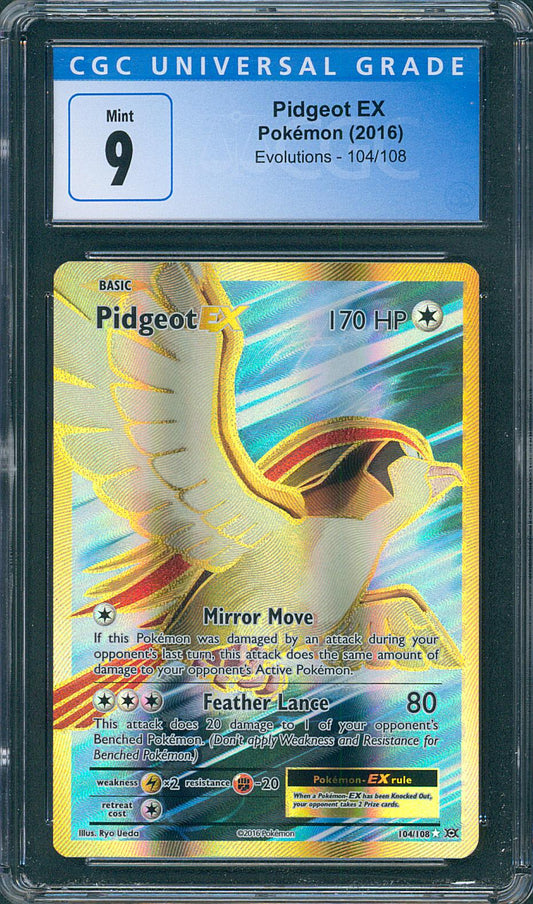 Pidgeot EX CGC 9