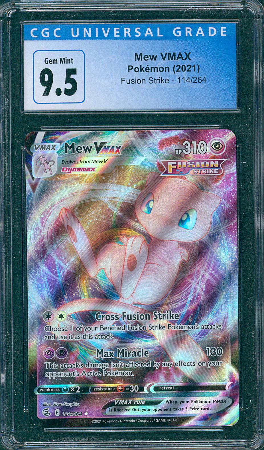 Mew Vmax CGC 9.5