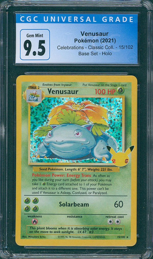 Venusaur CGC 9.5 Holo