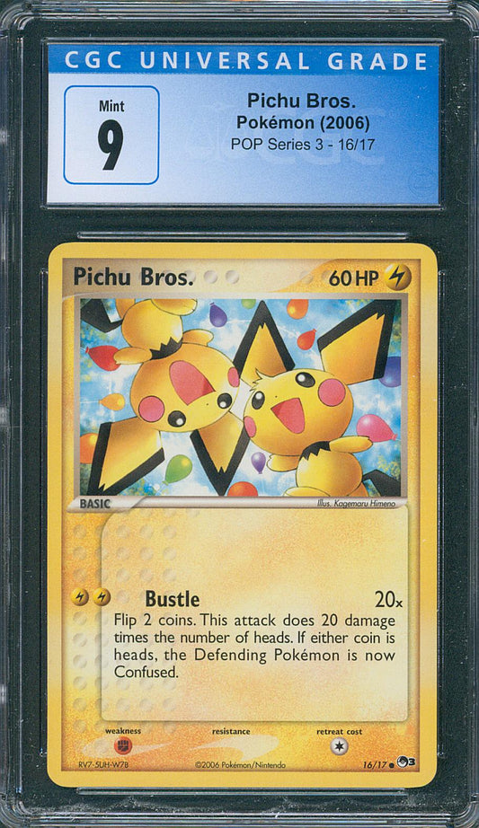 Pichu Bros CGC 9