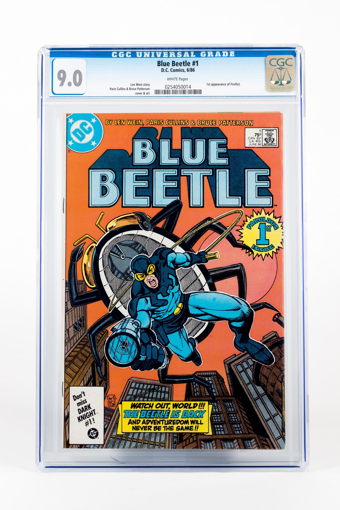 Blue Beetle #1 1st App. of Firefist, Cullins & Patterson Cover & Art