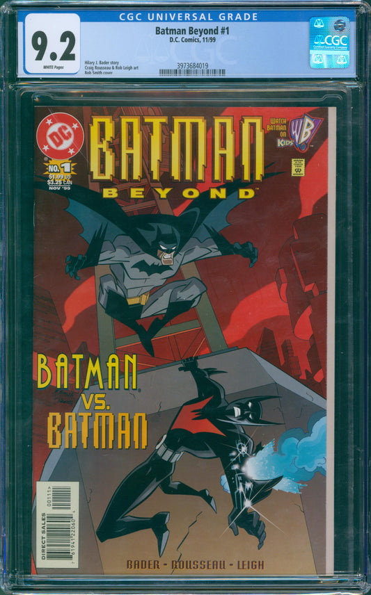 Batman Beyond #1 Bob Smith cover, Rousseau & Leigh Art