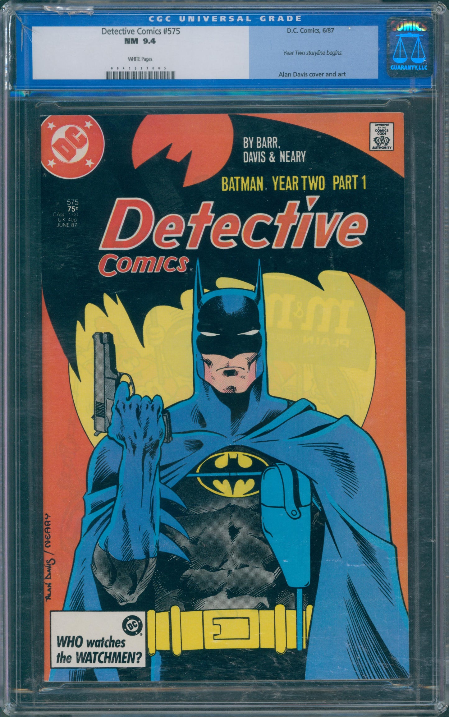 Detective Comics #575 Alan Davis Cover & Art