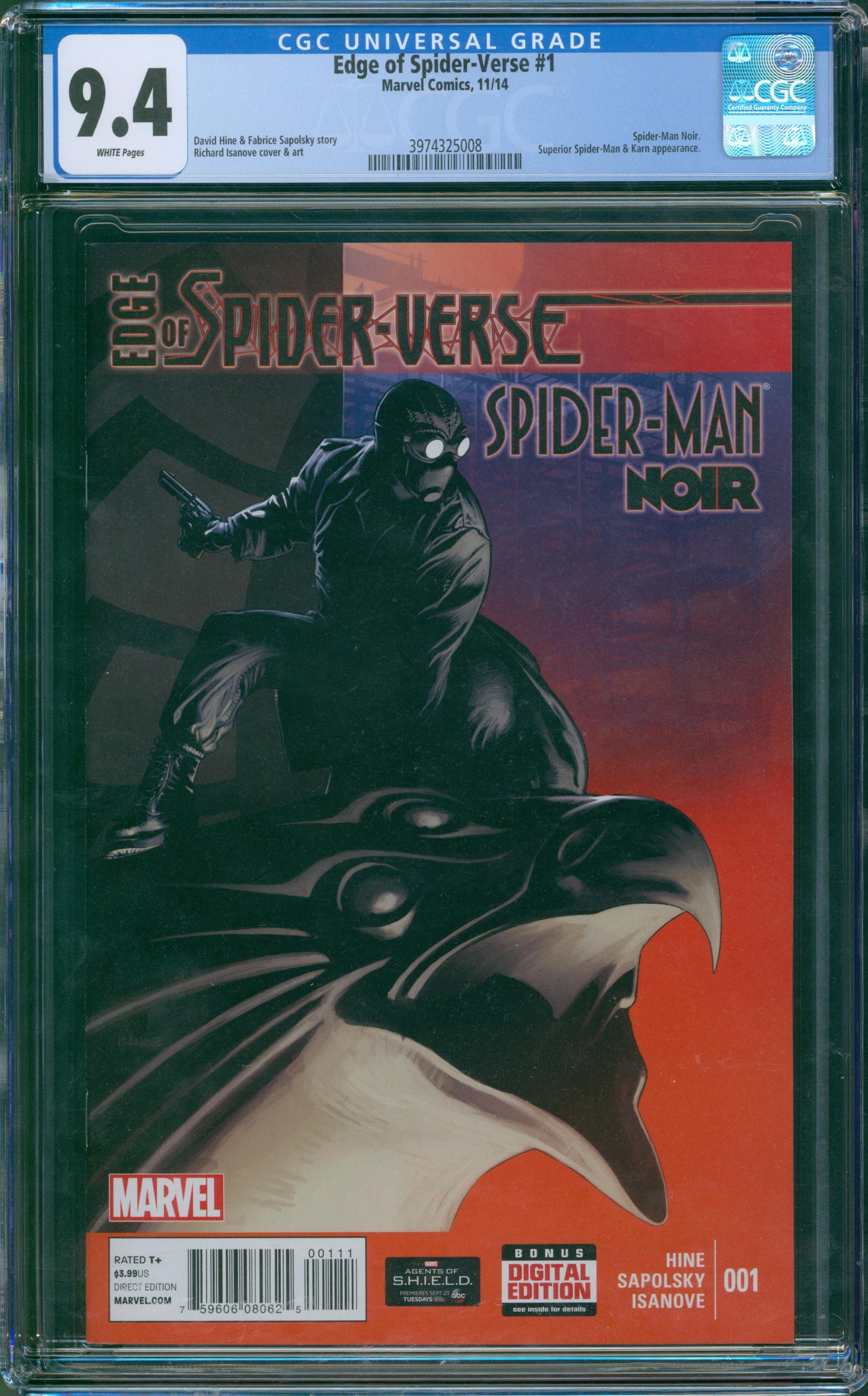 Edge of Spider-Verse #1 Superior Spider-Man & Karn App.