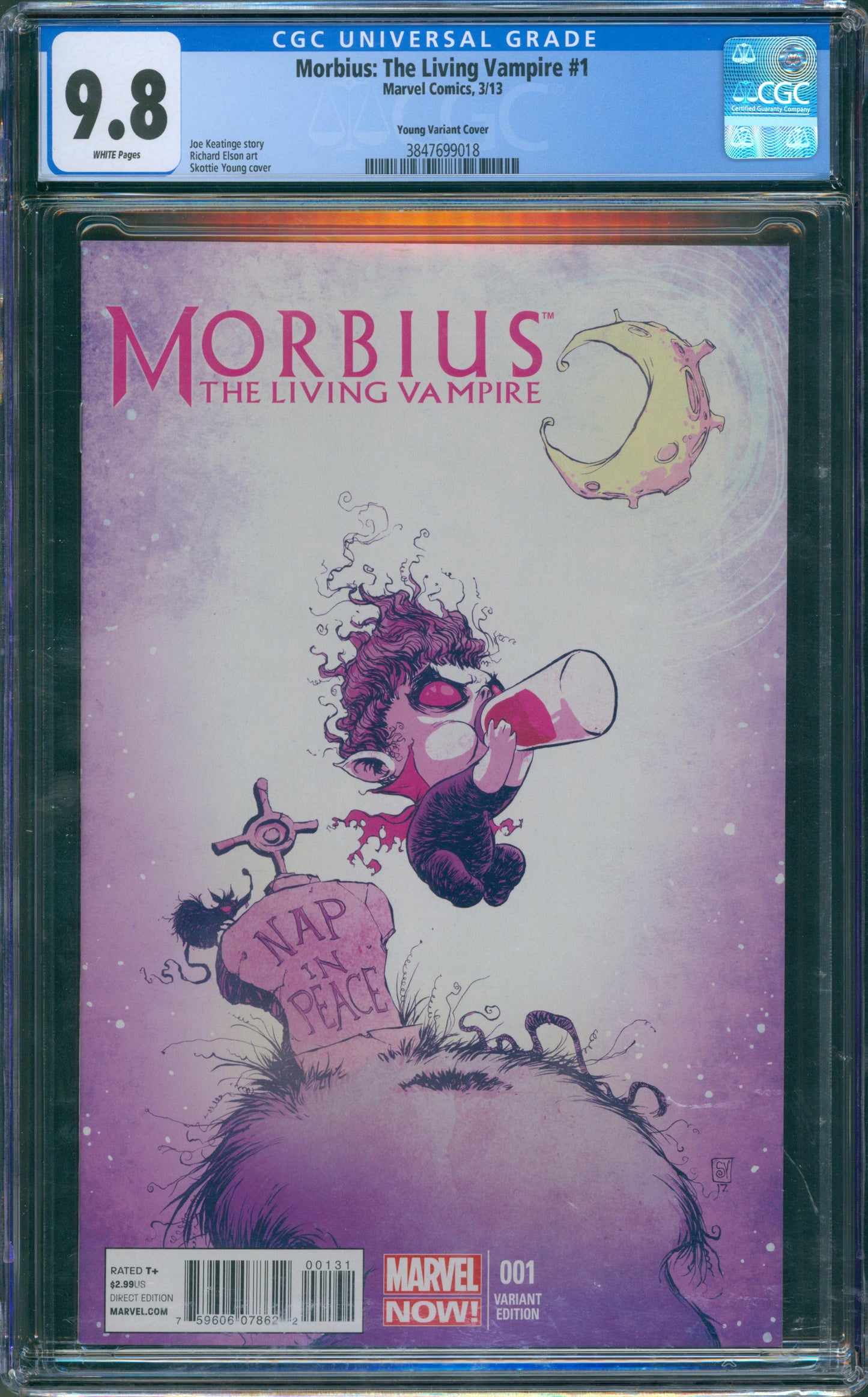 Morbius: The Living Vampire #1 Scottie Young Cover