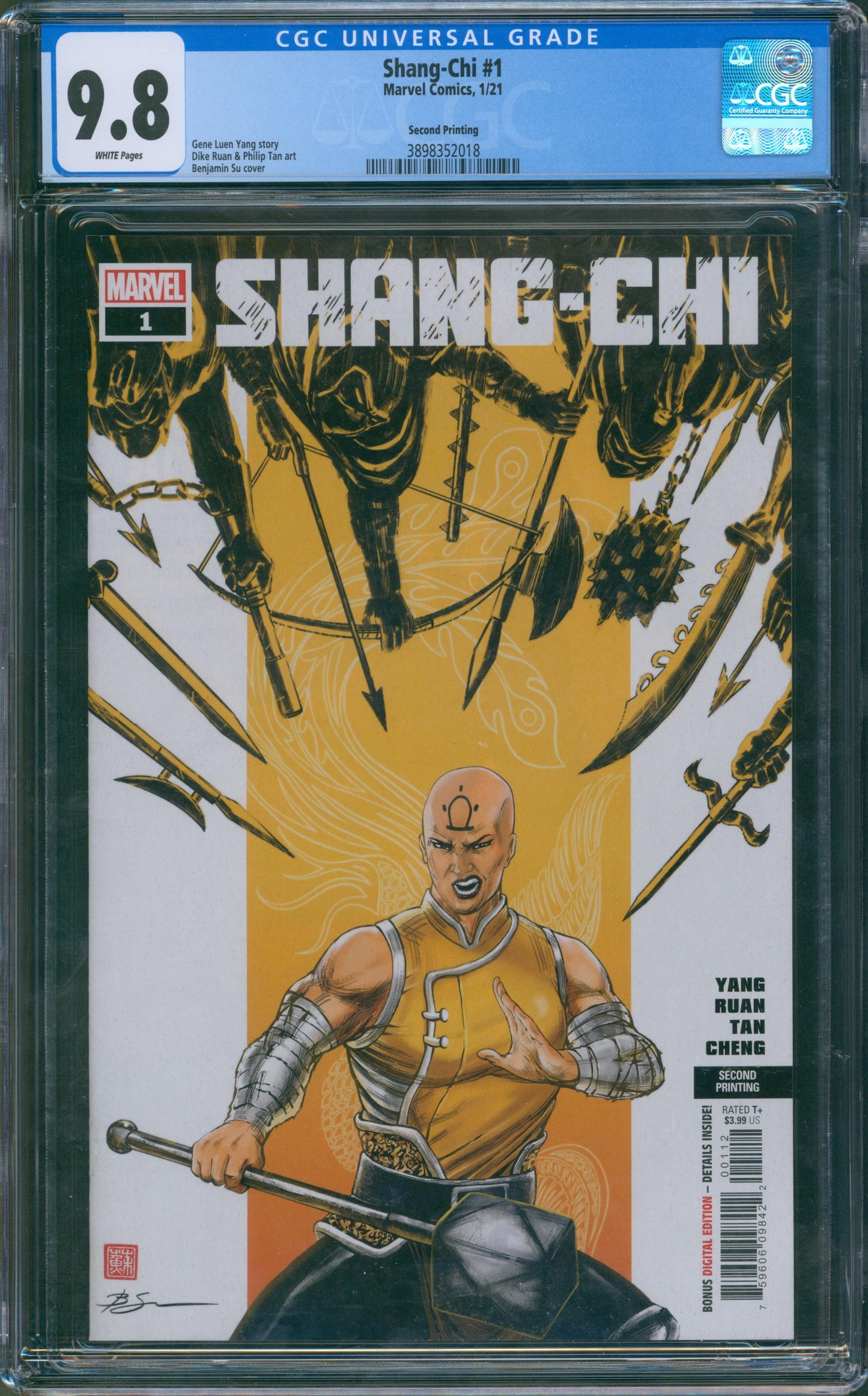 Shang-Chi #1 Second Printing