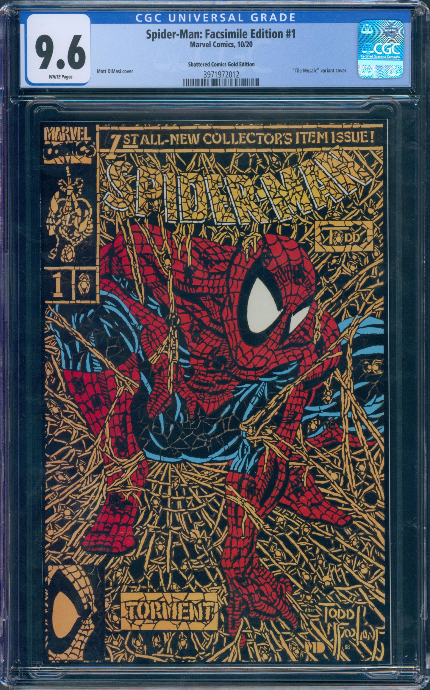 Spider-Man: Facsimile Edition #1 Tile Mosaic Variant Cover