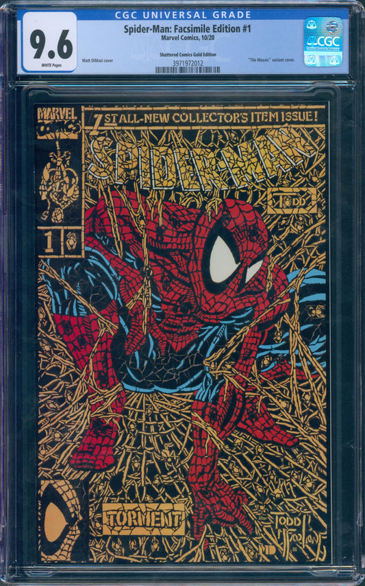 Spider-Man: Facsimile Edition #1 Tile Mosaic Variant Cover