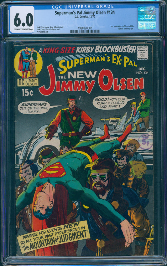 Superman's Pal Jimmy Olsen #134 1st appearance of Darkseid (cameo).