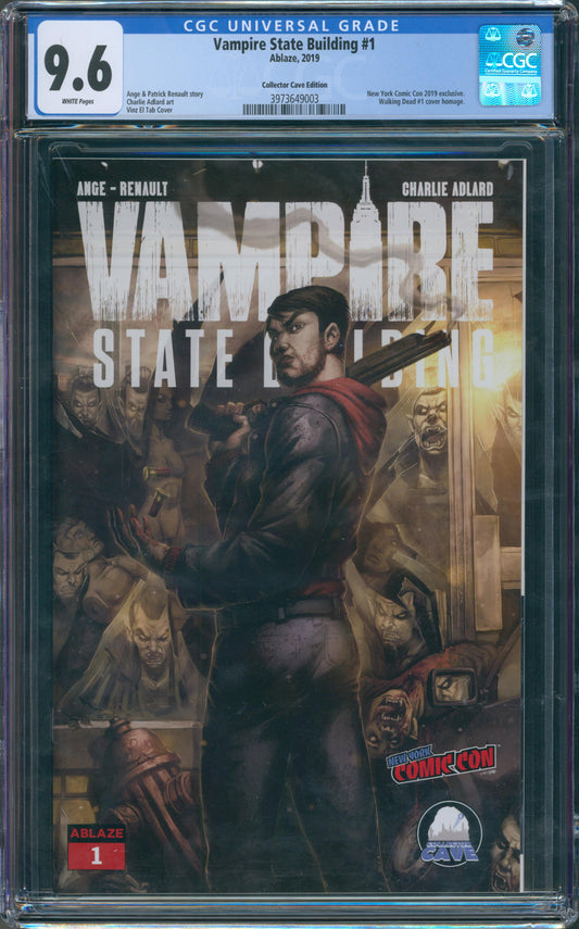 Vampire State Building #1 Collector Cave Edition  Walking Dead #1 Cover Homage