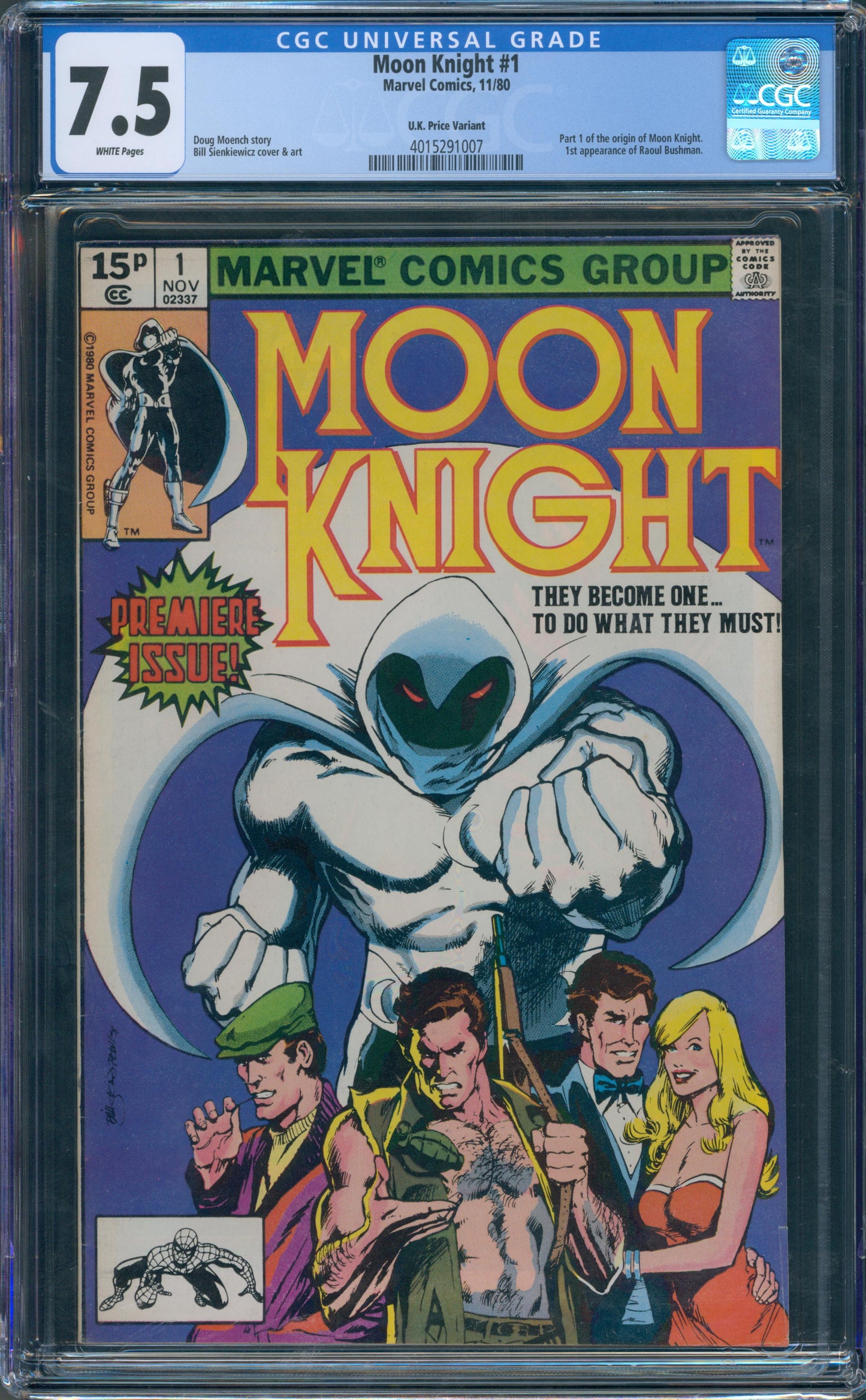 Moon Knight #1 Origin of Moon Knight, 1st App.of Raoul Bushman