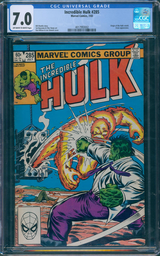 Incredible Hulk #285