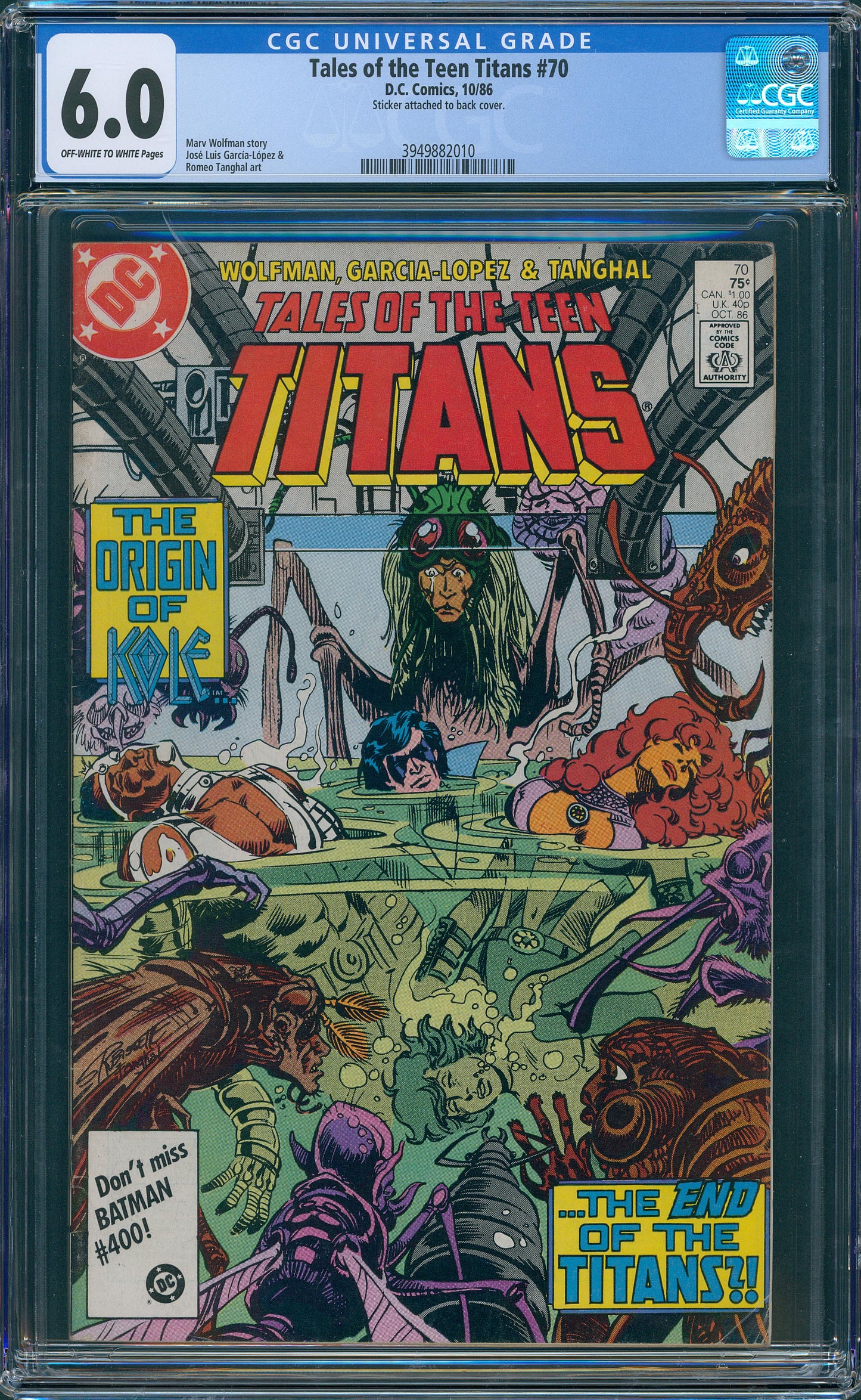 Tales of the Teen Titans #70